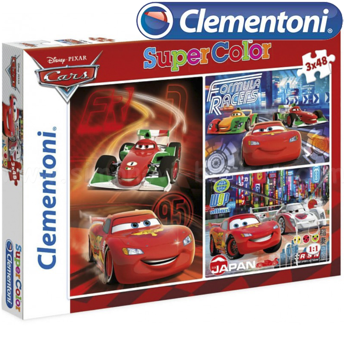 Clementoni  Cars 3x48 25197