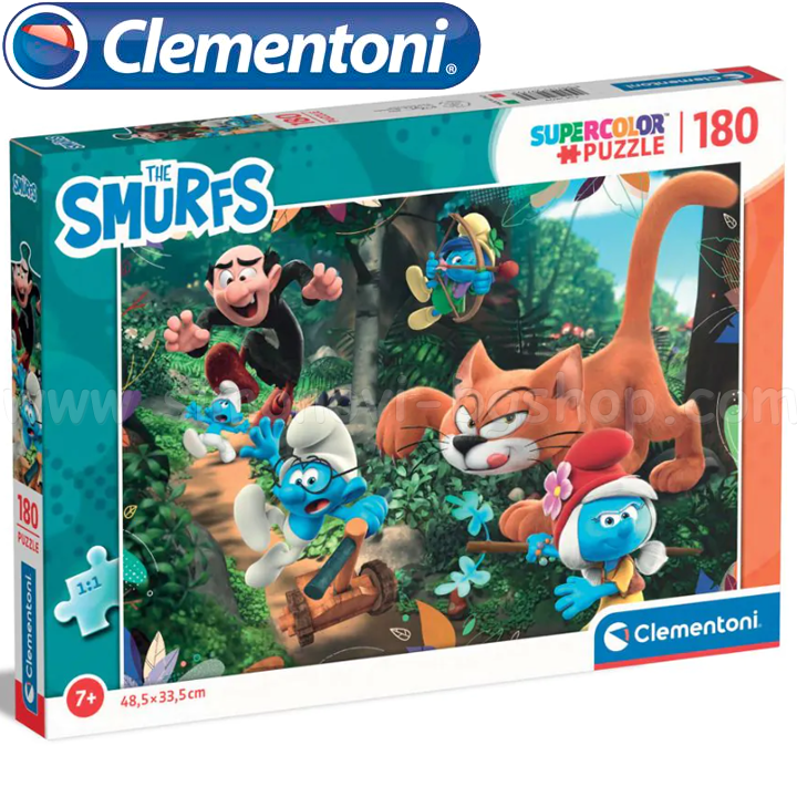 *Clementoni   180. The Smurfs29779