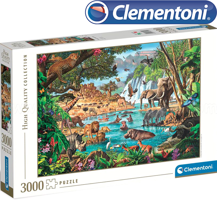 Clementoni  3000. African Waterhole 33551