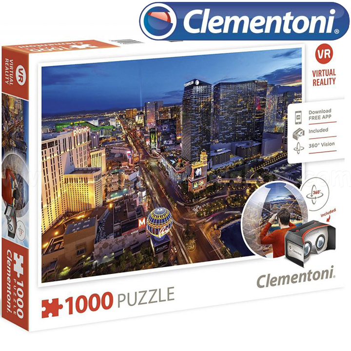 Clementoni   1000 Las Vegas 39404