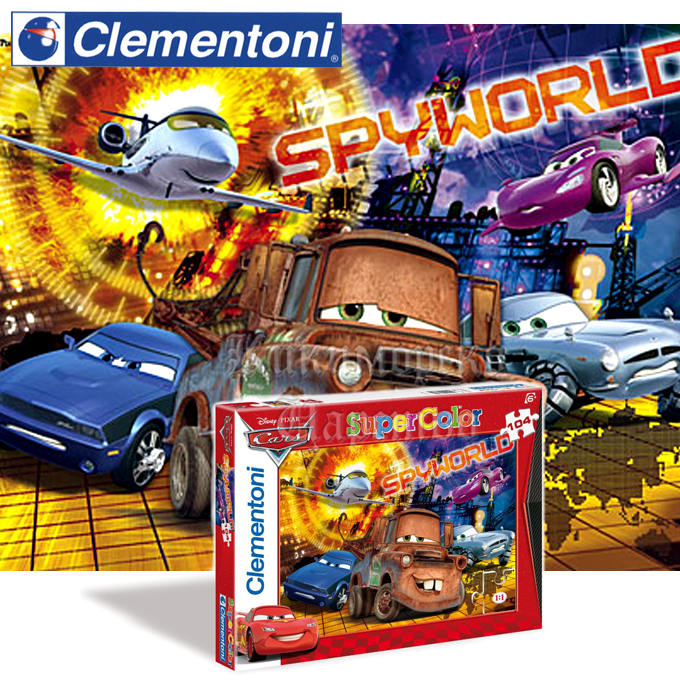 Clementoni Super Color Disney ����� ������ Spyworld 104�.