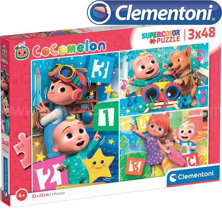 Clementoni   3x48 CoComelon 25273