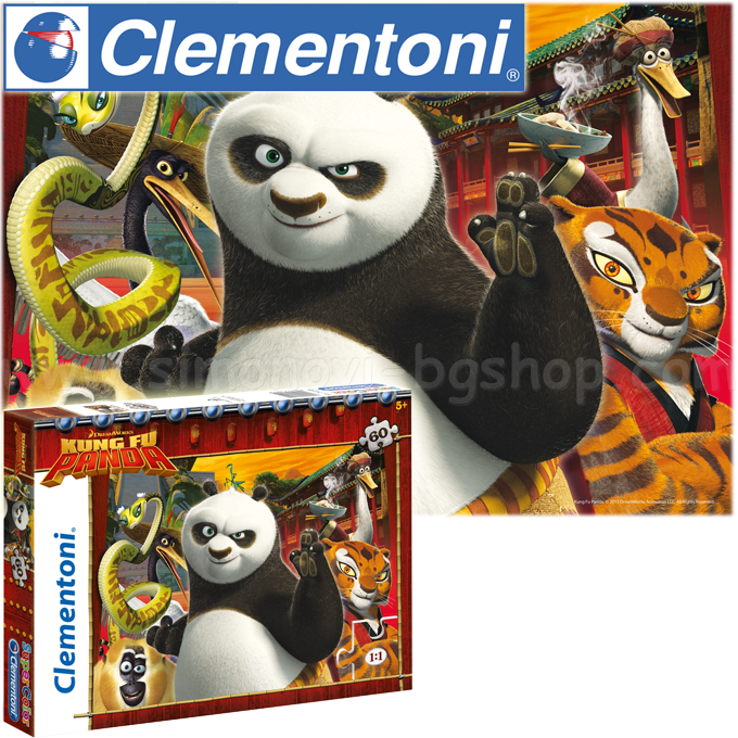 * Clementoni Kids Puzzle 60ch. Kung Fu Panda 26 941