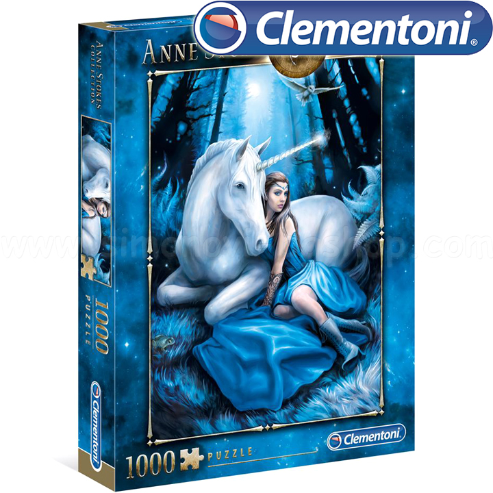 Clementoni Anne Stokes Collection  1000. Blue Moon 39462