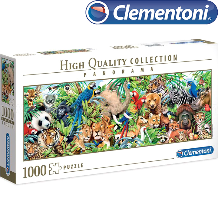 Clementoni High Quality Collection  1000. Panorama "Wildlife" 39517