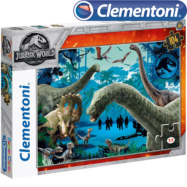 *Clementoni SuperColor  104  Jurassic World 18448