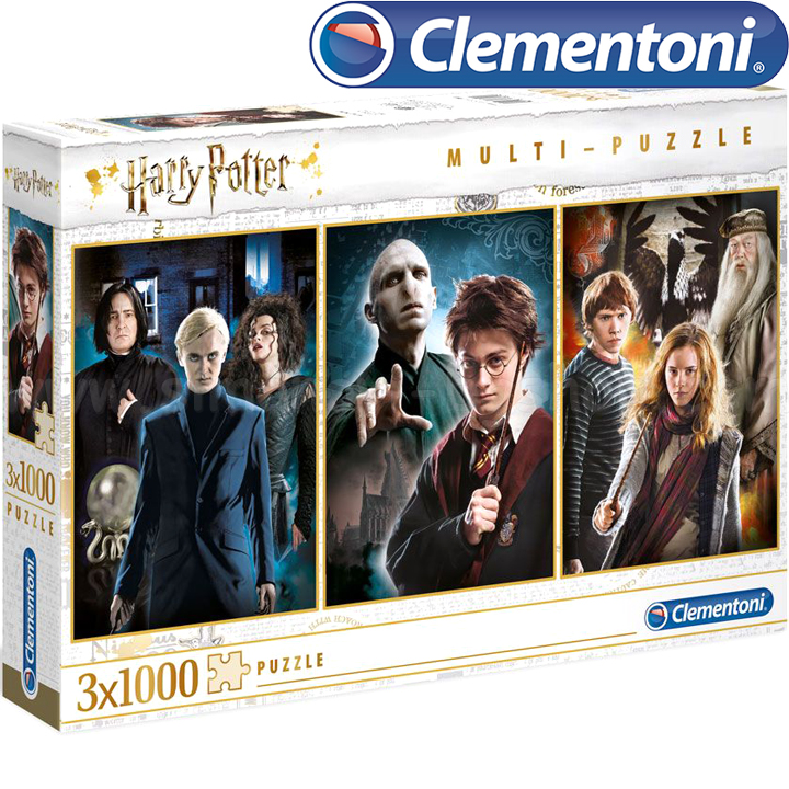 Clementoni  3x1000. Harry Potter 61884