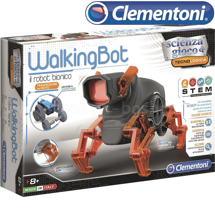 *Clementoni Science & Play     WALKING BOT 75039