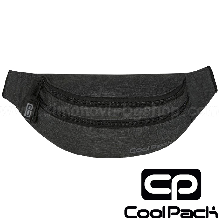 2023 Cool Pack Madison Waist Bag Snow BlackE64020