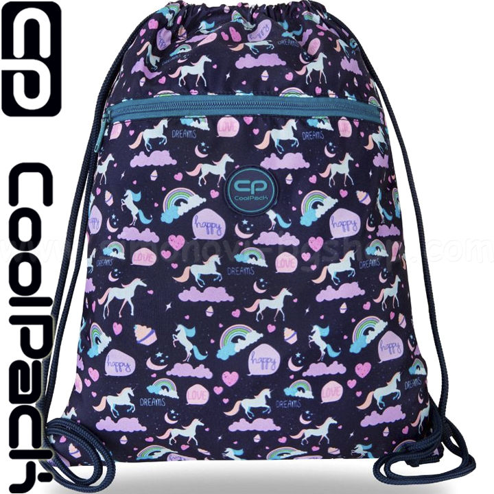 2023 Cool Pack Vert Sports Bag Happy UnicornE70549