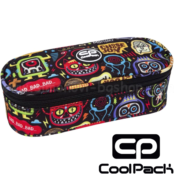2023 Cool Pack Campus Round Toiletry Bag Scary Stickers F062696
