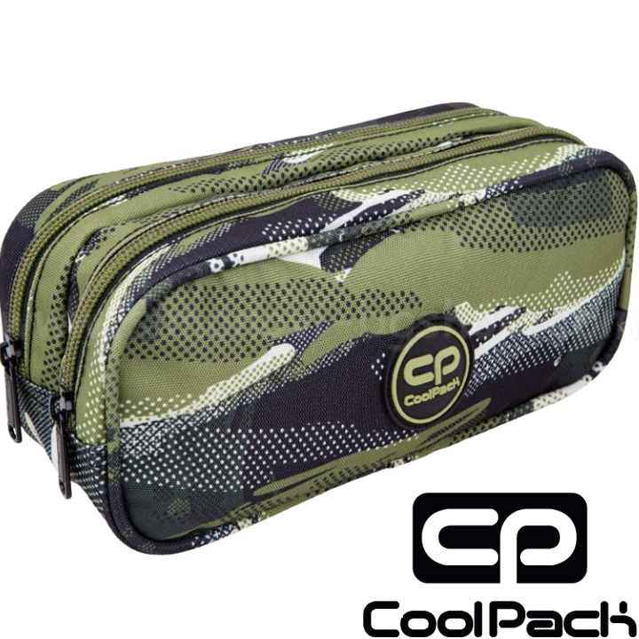 2023 Cool Pack Duke geantă de toaletă cu fermoar dublu GeckoF065703