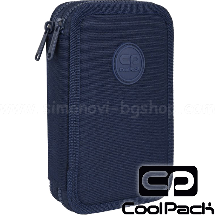 2023 Cool Pack EKO Jumper 2 Full Toiletry Bag with Two Zips Blue rpet F066638