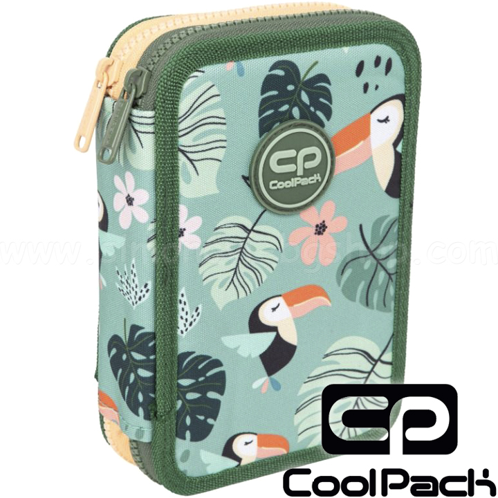 2023 Cool Pack Jumper 2 Toucans Two Zip Full Toiletry Bag F066662