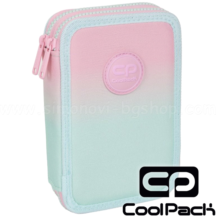 2023 Cool Pack Jumper 2 Full Two Zip Up Toiletry Bag Strawberry F066754
