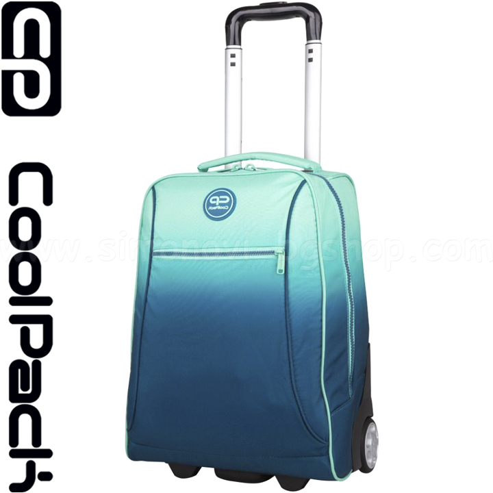 2023 Cool Pack Compact Wheeled Backpack Gradient Blue Lagoon F086690