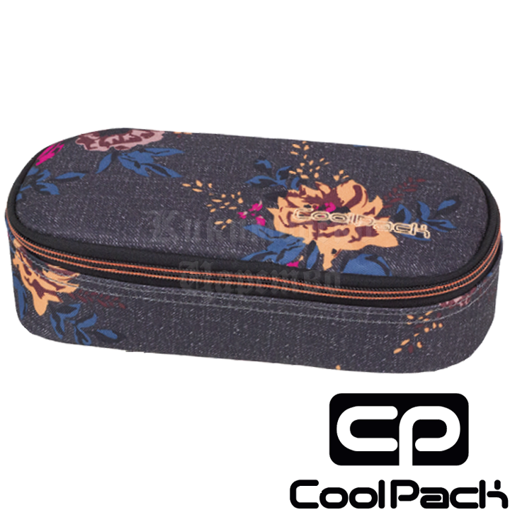 Cool Pack Campus Nesseer Gray Denim Flowers 80347