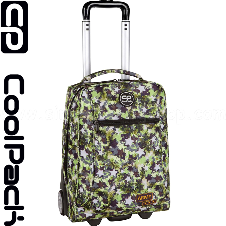 2022 Cool Pack Rucsac compact cu roți Army Stars E86521