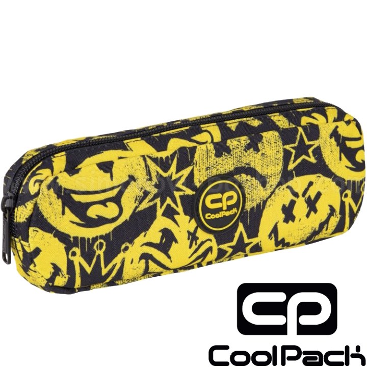 2024 Cool Pack Deck Single Zip Toiletry Bag Be Happy F071808