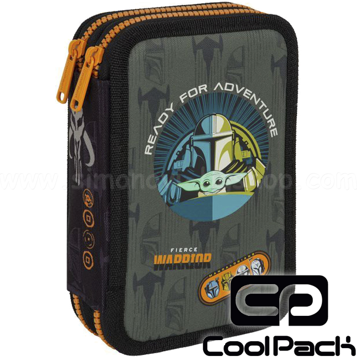 2024 Cool Pack Jumper 2 School Bag with Two Zips and Accessories Mandalorian F06