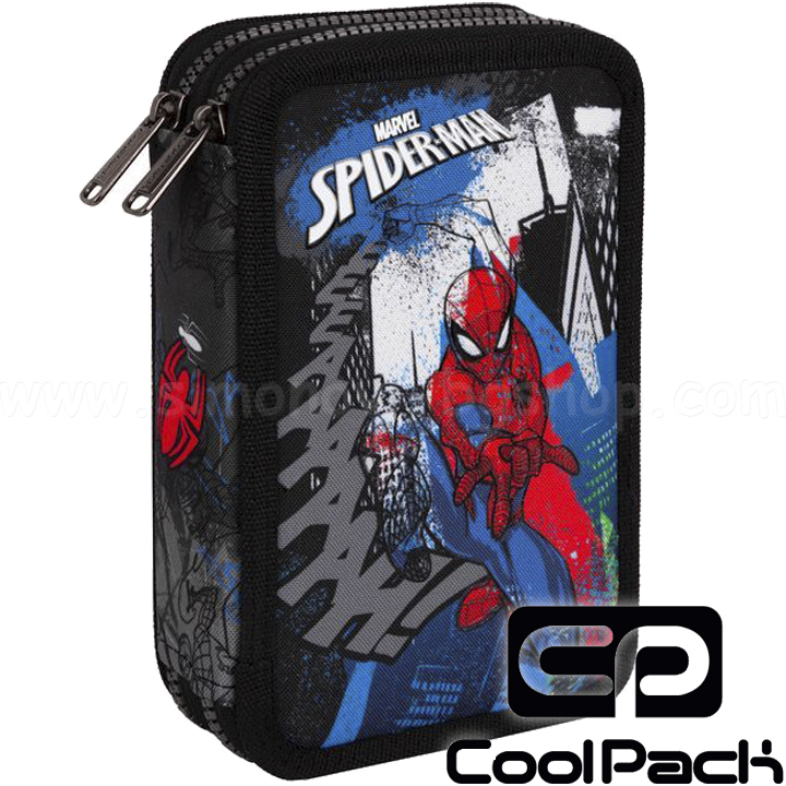 2024 Cool Pack Jumper 2 School Bag with Two Zips and Accessories Spiderman F0667
