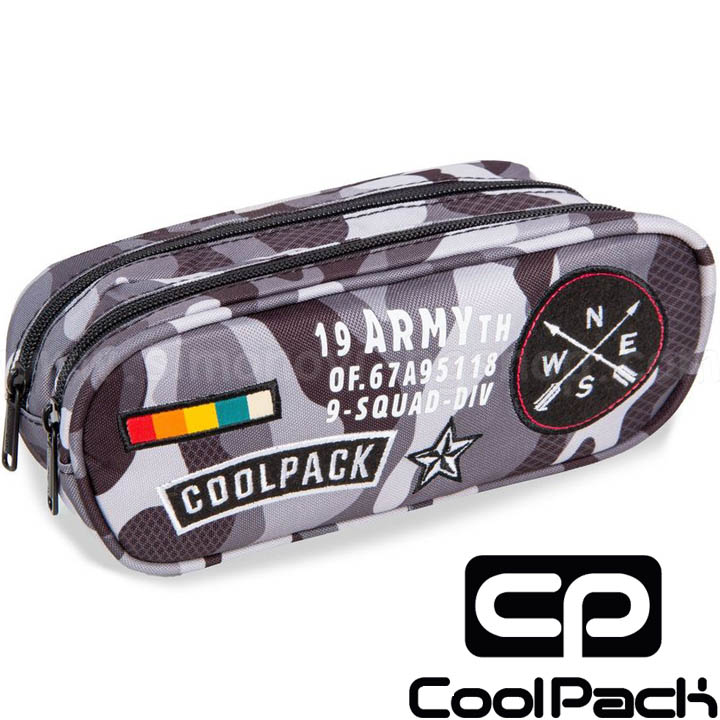 Cool Pack Clever Nessezer Camo Negru Insigne A65111
