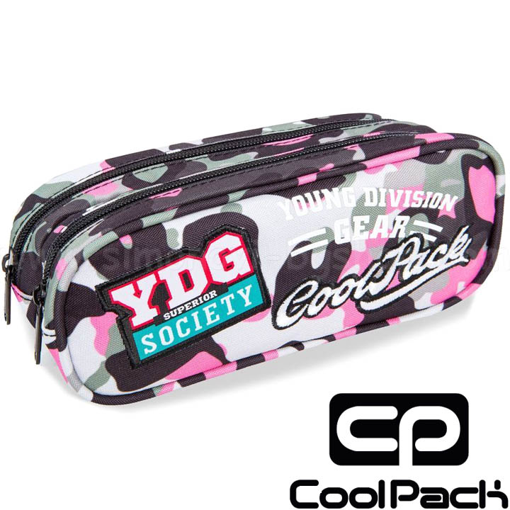 Cool Pack Clever Nessebar Camo Pink Insignă A65112