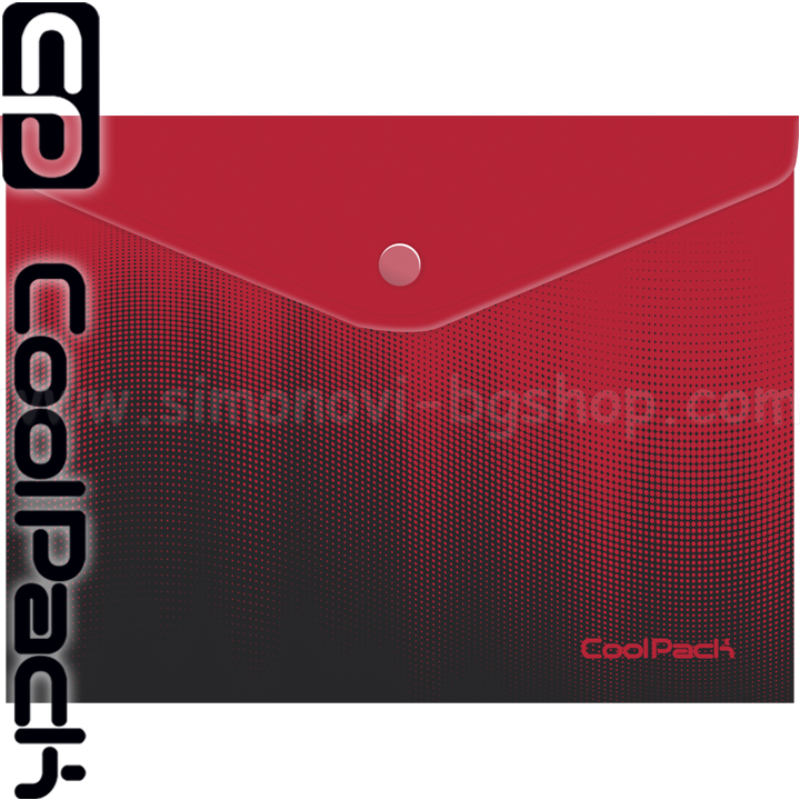 2023 Cool Pack Button Folder Gradient Cranberry29883CP