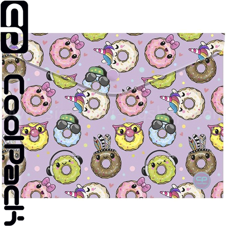 2023 Cool Pack Button Folder Happy Donuts23973CP