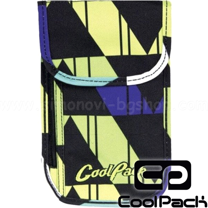 223 Cool Pack Tourist Neck Wallet Lemon Night 48903