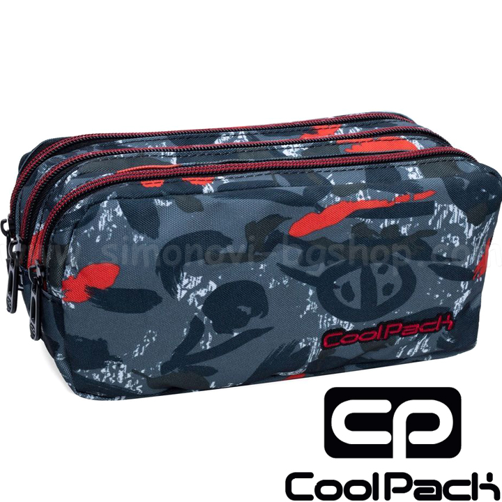 Cool Pack Primus Nesiezer with three zippers Red Indian B60005