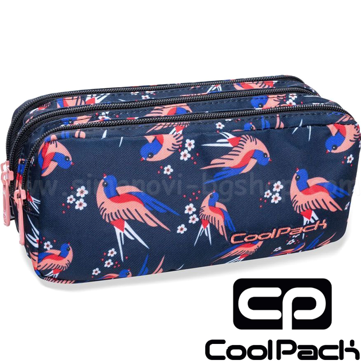 Cool Pack Primus Nesiezer with three zippers Pink Colibri B60012