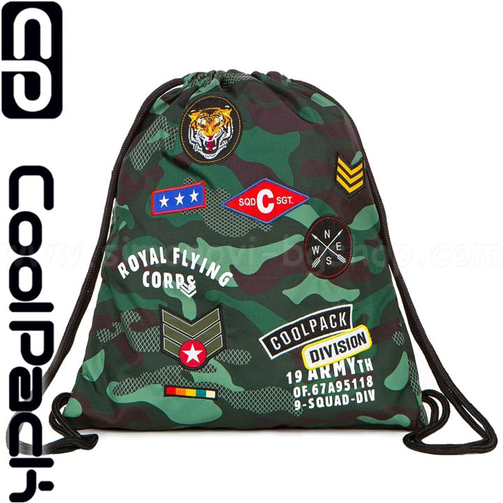 Cool Pack Sprint   Camo Green Badges A73110