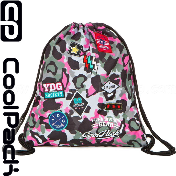 Cool Pack Sprint Sport Bag Geanta Camo roz A73112