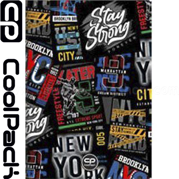 2023 Cool Pack Notebook A5 soft cover PP 60l line Big City 52386CP