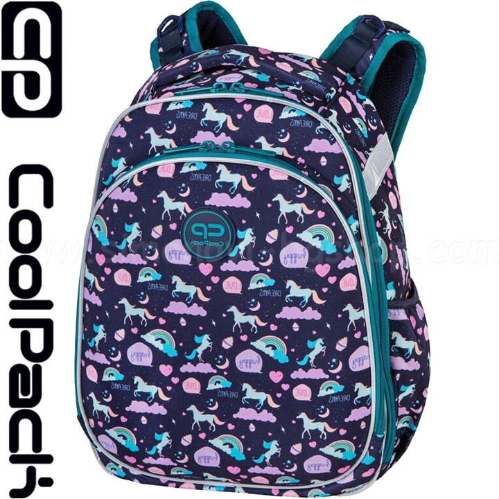 * 2022 Cool Pack Turtle Backpack Happy Unicorn E15549 * 2022 Cool Pack Turtle Backpack Happy Unicorn E15549