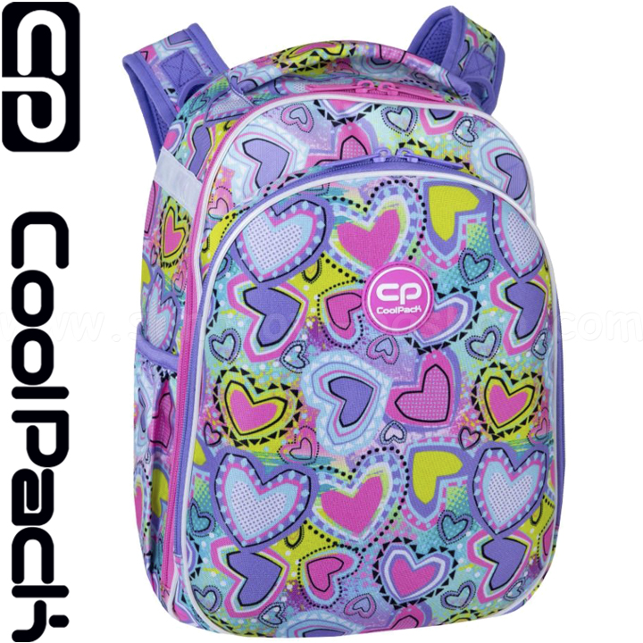 *2024 Cool Pack Turtle Backpack Pastel Hearts F015832