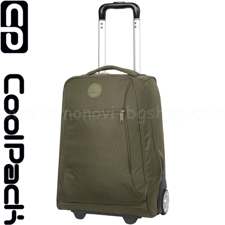 2023 Cool Pack Compact Backpack on Wheels rpet Olive F086640
