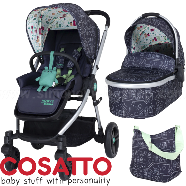 * Cosatto Combined baby stroller WOWWE 2in1 My Town CT4522B