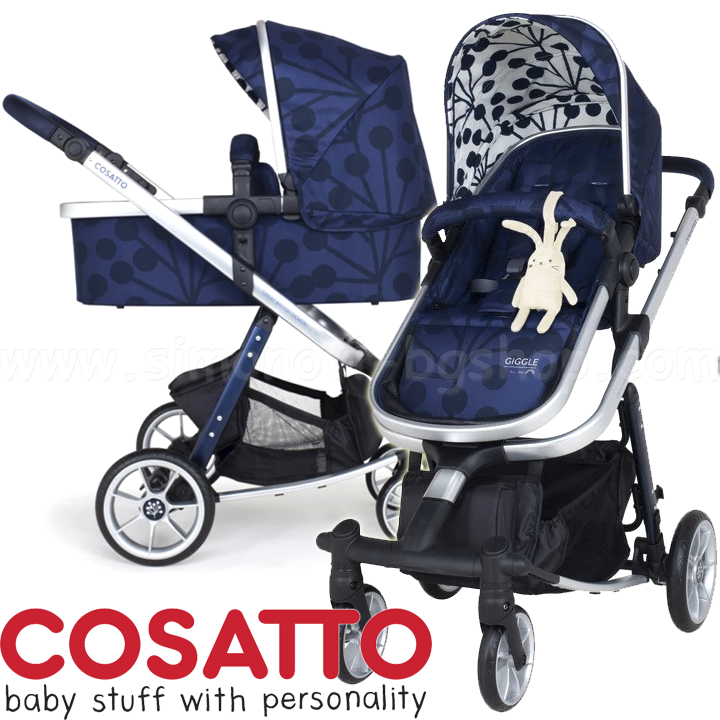 * Cosatto Baby stroller GIGGLE QUAD 2in1 Lunaria InkCT4886