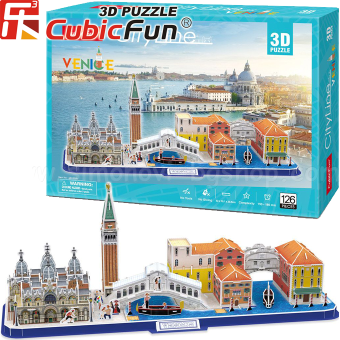 3D Cubic Fun Puzzles   126.City Line MC269h