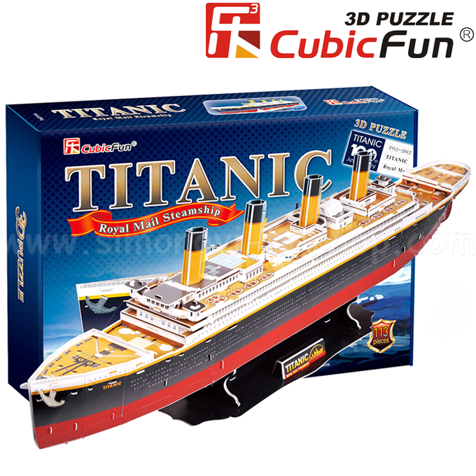 Cubic Fun 3D Puzzle - Titanic T4011h