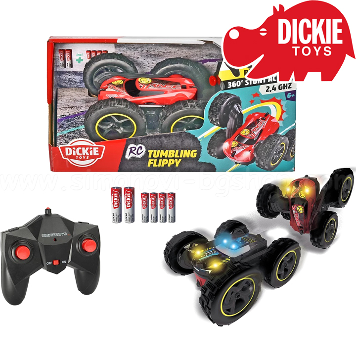 Dickie Toys Tumbling Flippy Radio Control Car 201104001