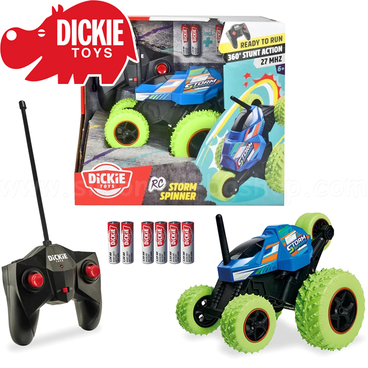 Dickie Toys Storm Spinner Radio Control Car 201104003