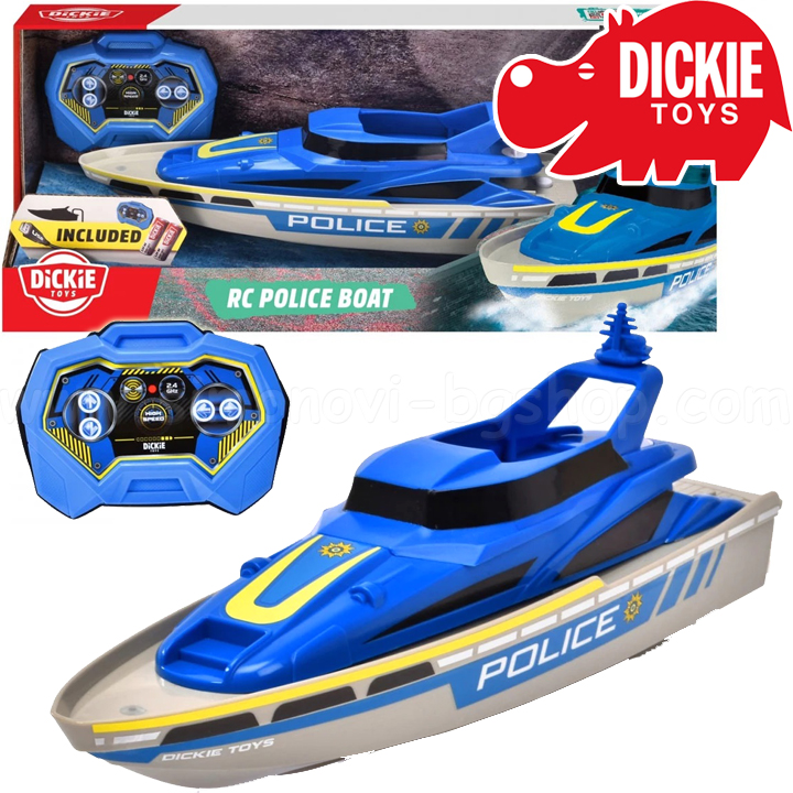 Dickie Toys Radio Control Boat Police 201107003
