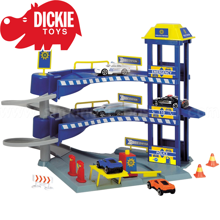 Dickie Toys International Rescue Station Blue