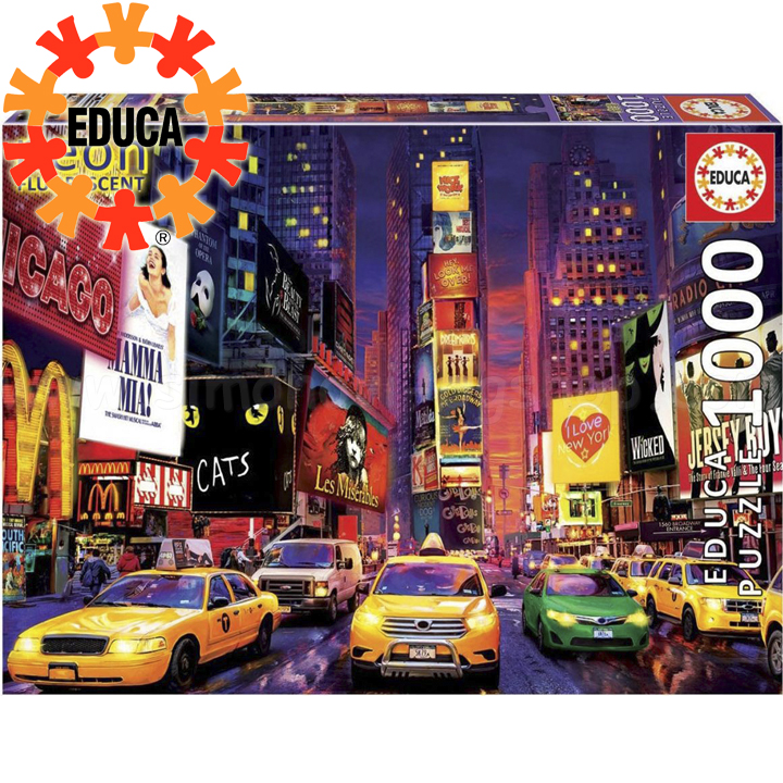 Educa Neon puzzle 1000h. Times Square, New York 18499