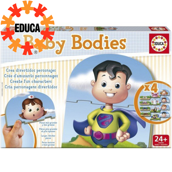 Educa Puzzle Kids Puzzle BABY BODIES 16222