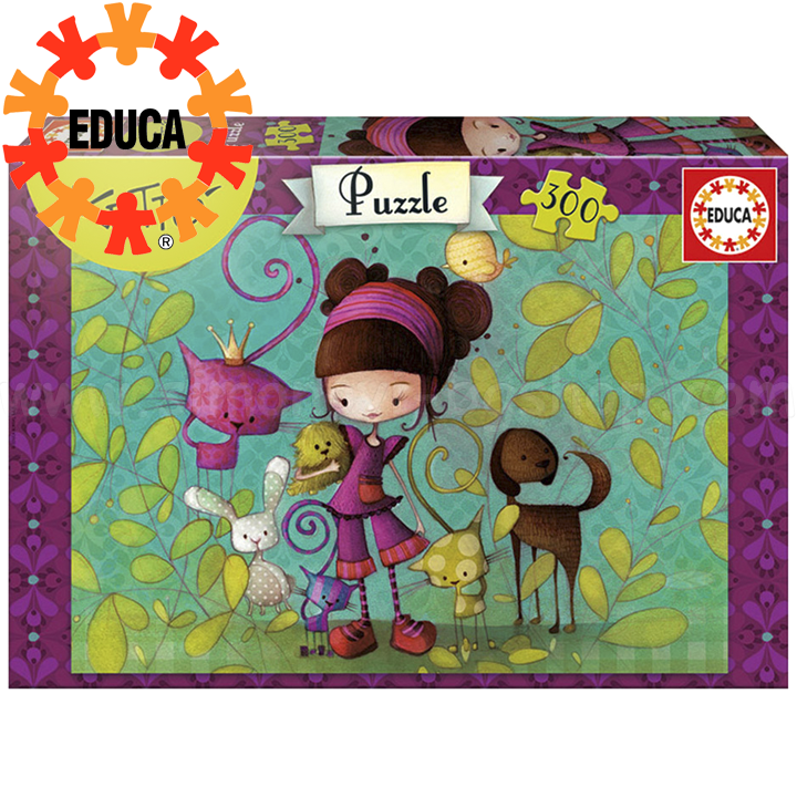 Educa Puzzle Ketto Marica and her cats 300 items