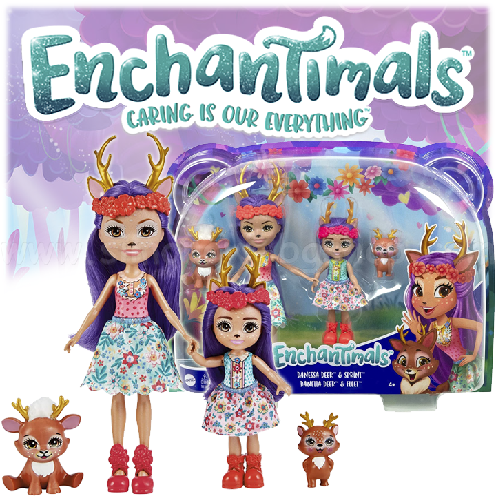 * Enchantimals   Danessa Deer & Danetta Deer   HCF80